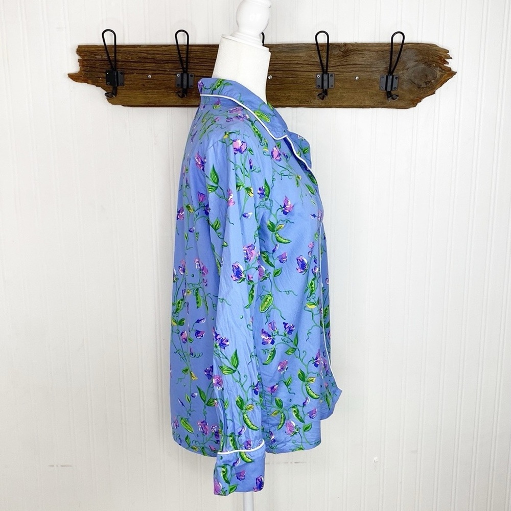 Cath Kidston Floral Top Pajama Top Blue - Picture 3 of 8